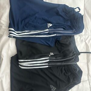 Adidas Kids' Blue and Black Joggers